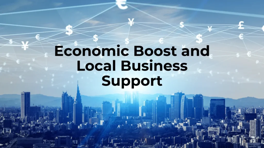 Economic Boost and Local Business Support