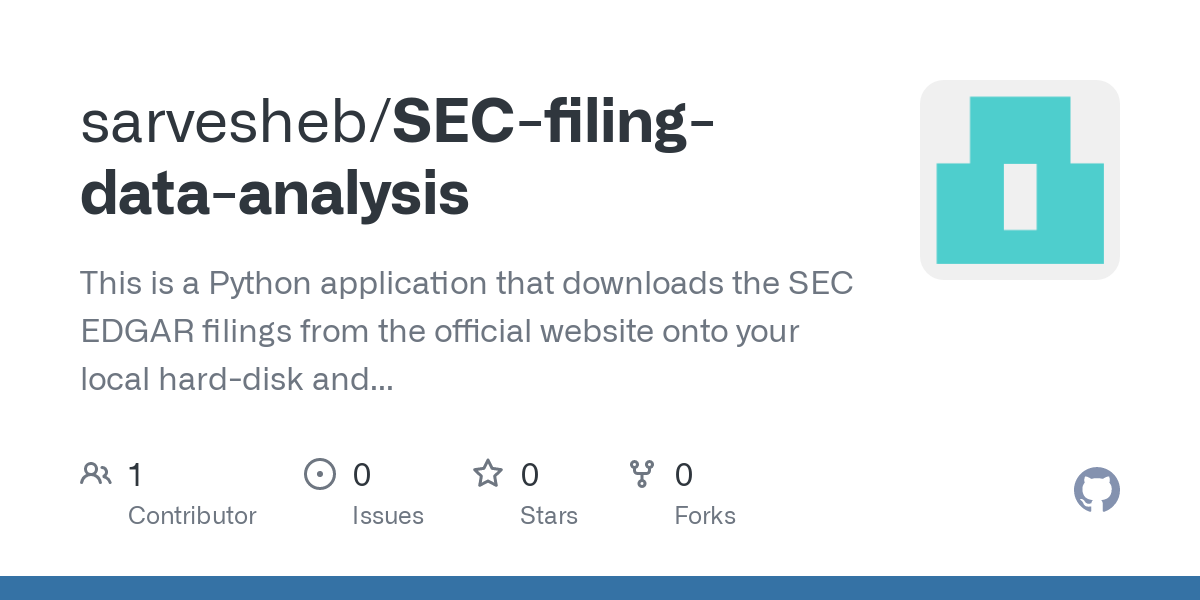 SEC Filing Data